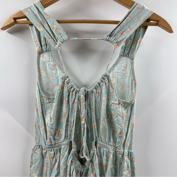 Forever 21 Light Caribbean Blue Paisley Floral Dress – Size Medium - Picture 6 of 7